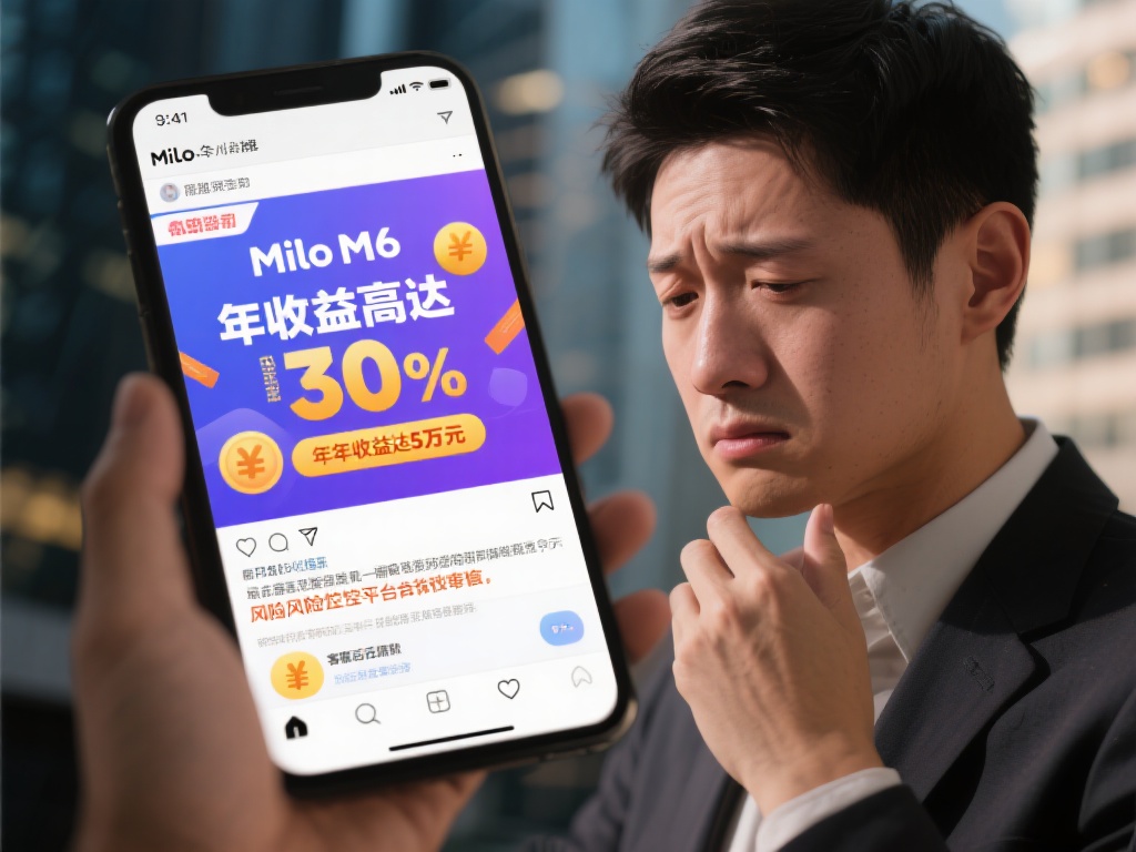 例如，小刘是一名普通职场人士，在社交平台上看到米乐