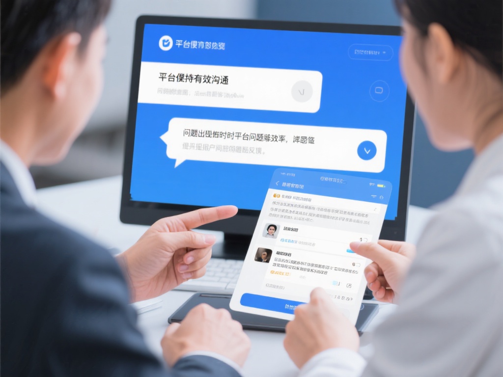 与平台保持有效沟通是解决问题的关键。在问题出现的第