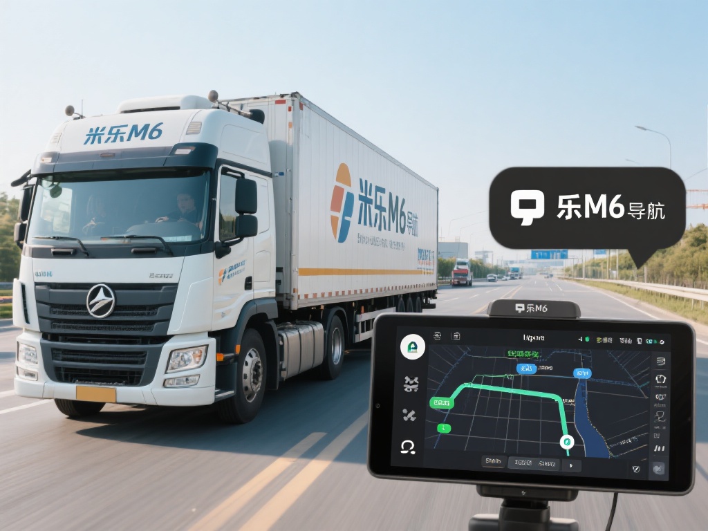 以某物流公司为例，他们采用米乐M6导航后，运输效率