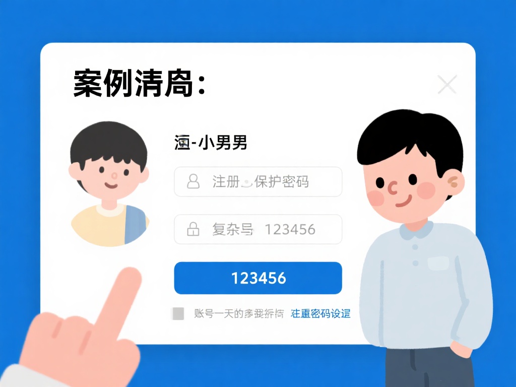 案例分享：&nbsp;小明在注册时忽略了保护密码的复杂性，仅